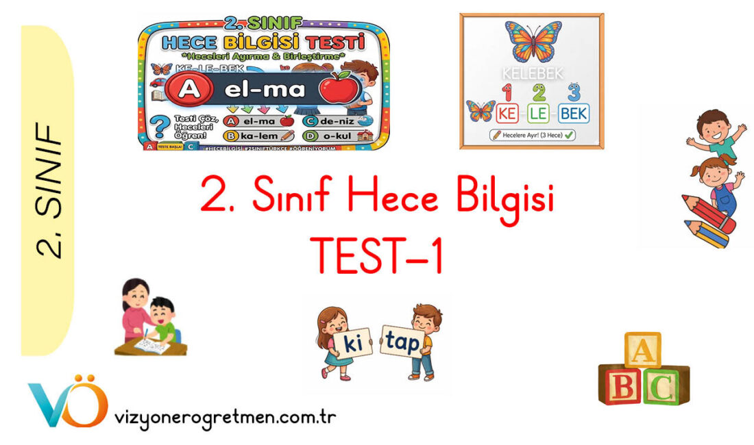 İlkokul 2. sınıf düzeyinde kelimeleri doğru hecelemek, okuma akıcılığının ve