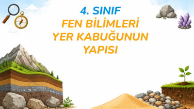 4. Sınıf Yer Kabuğunun Yapısı Etkinlikleri 4. sınıf yer kabuğunun