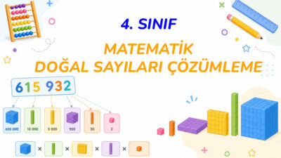 4. Sınıf doğal sayılar çözümleme etkinlikleri, öğrencilerin doğal sayıların yapısını