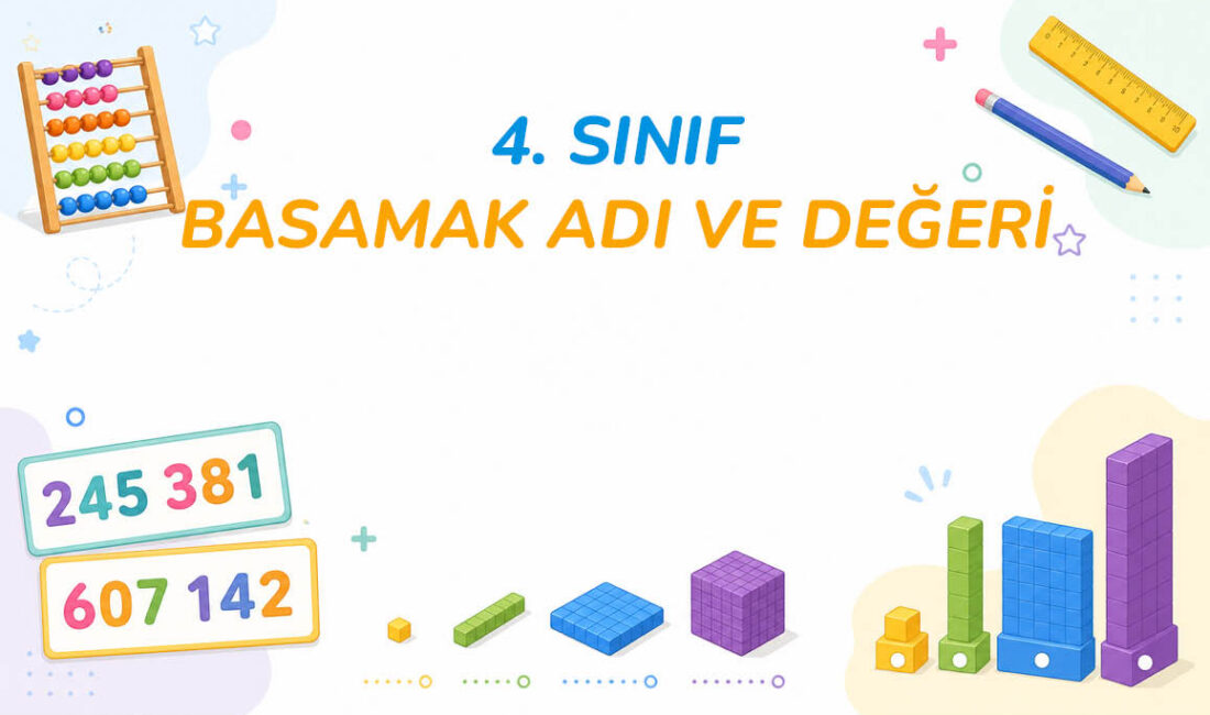 4. Sınıf Basamak Adı ve Basamak Değeri Etkinlikleri 4. sınıf